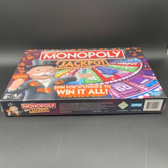 Monopoly Jackpot Board Game Ages 8+ For 2-4 Players Hasbro New Sealed - Picture 5 of 5